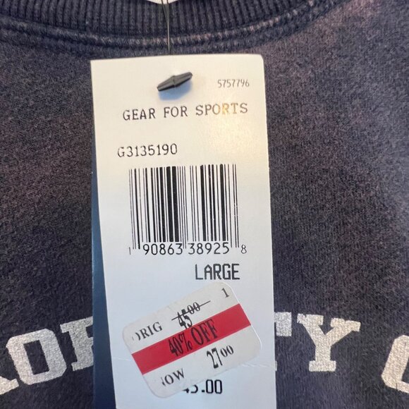 "Property Of San‎ Francisco 1776 CA" Gear For Sports Sweatshirt, Large Blue NWT - Picture 7 of 11